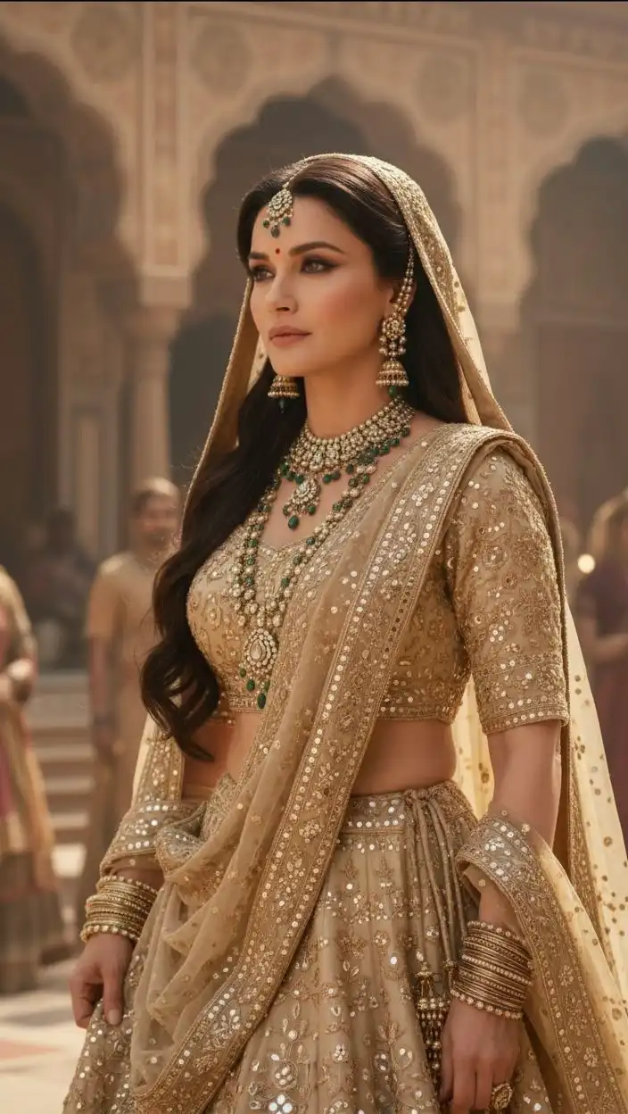 Golden Regal Lehenga